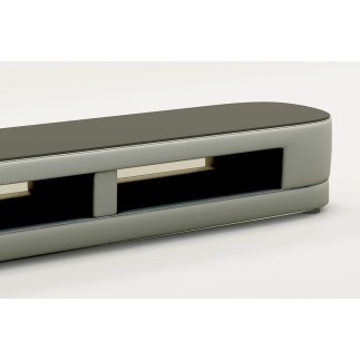 Meuble TV design STARO. Très joli modèle aux lignes tendances gris clair