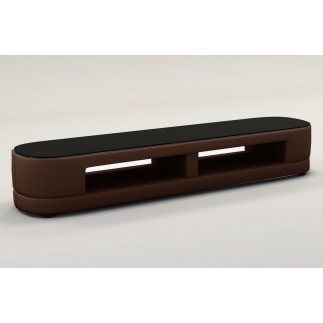 Meuble TV design STARO. Très joli modèle aux lignes tendances chocolat