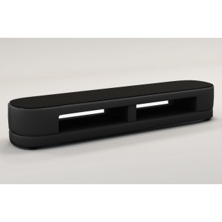 Meuble TV design STARO. Très joli modèle aux lignes tendances noir