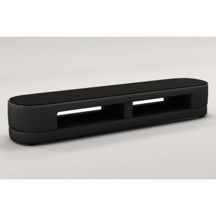 Meuble TV design STARO. Très joli modèle aux lignes tendances noir
