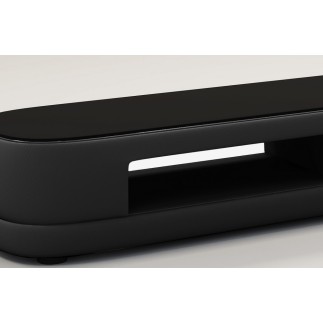 Meuble TV design STARO. Très joli modèle aux lignes tendances noir