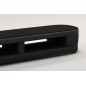 Meuble TV design STARO. Très joli modèle aux lignes tendances noir