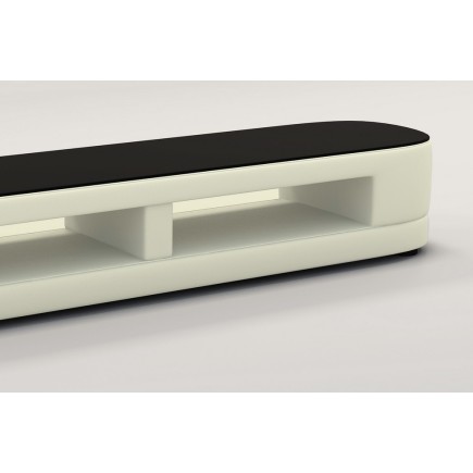Meuble TV design STARO. Très joli modèle aux lignes tendances ecru