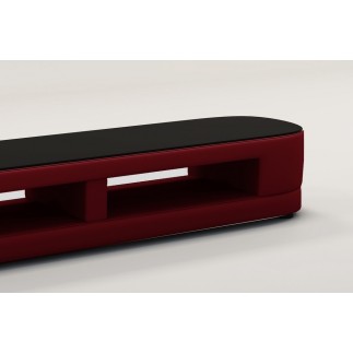 Meuble TV design STARO. Très joli modèle aux lignes tendances bordeaux