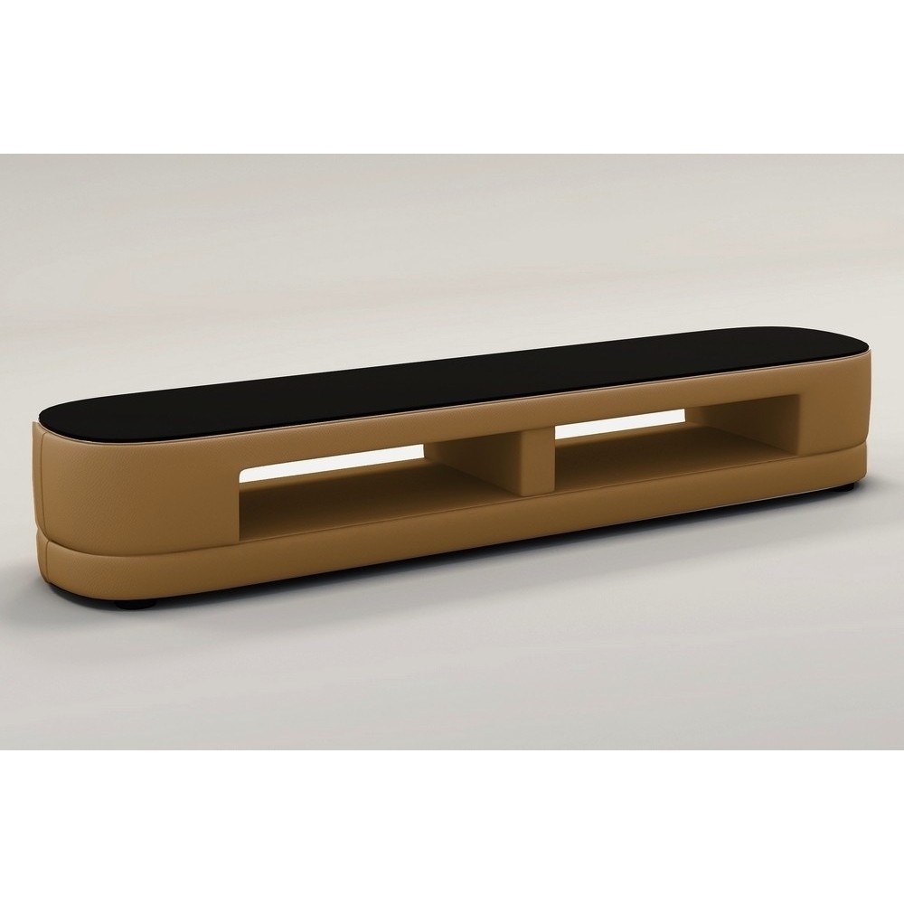 Meuble TV design STARO. Très joli modèle aux lignes tendances marron