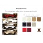 Canapé d'angle en cuir italien 5/6 places PETIT EXCELIA, couleur personnalisée, angle droit Canapé d'angle en cuir italien 5/6 places PETIT EXCELIA, couleur personnalisée, angle droit