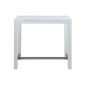 Très belle table en bois laqué blanc, ANGELINA