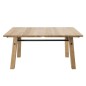 Table à manger STELIA, placage en chêne dauvage brossé, bois