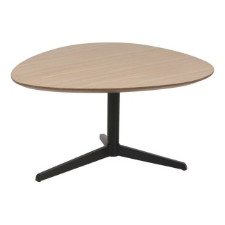 Table basse BARTA, plateau laqué en chêne plaqué