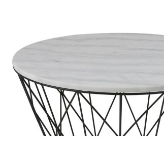 Table basse DUNE, marbre blanc
