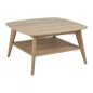 Table basse MADISON, coins arrondis, bois de qualité
