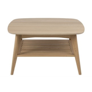 Table basse MADISON, coins arrondis, bois de qualité