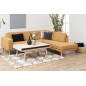 Table basse MARTE, coins arrondis, bois