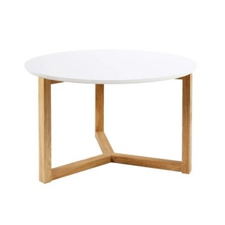 Table basse OSCARINE, plateau en bois laqué