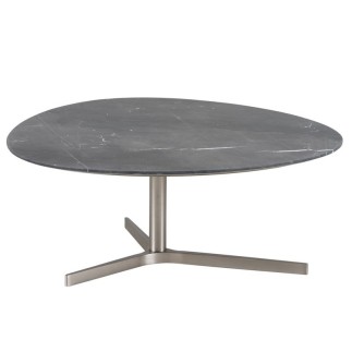 Table basse POEMA, plateau en marbre