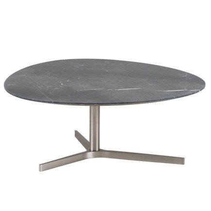 Table basse POEMA, plateau en marbre