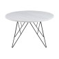Table basse PRETTY, plateau en marbre blanc