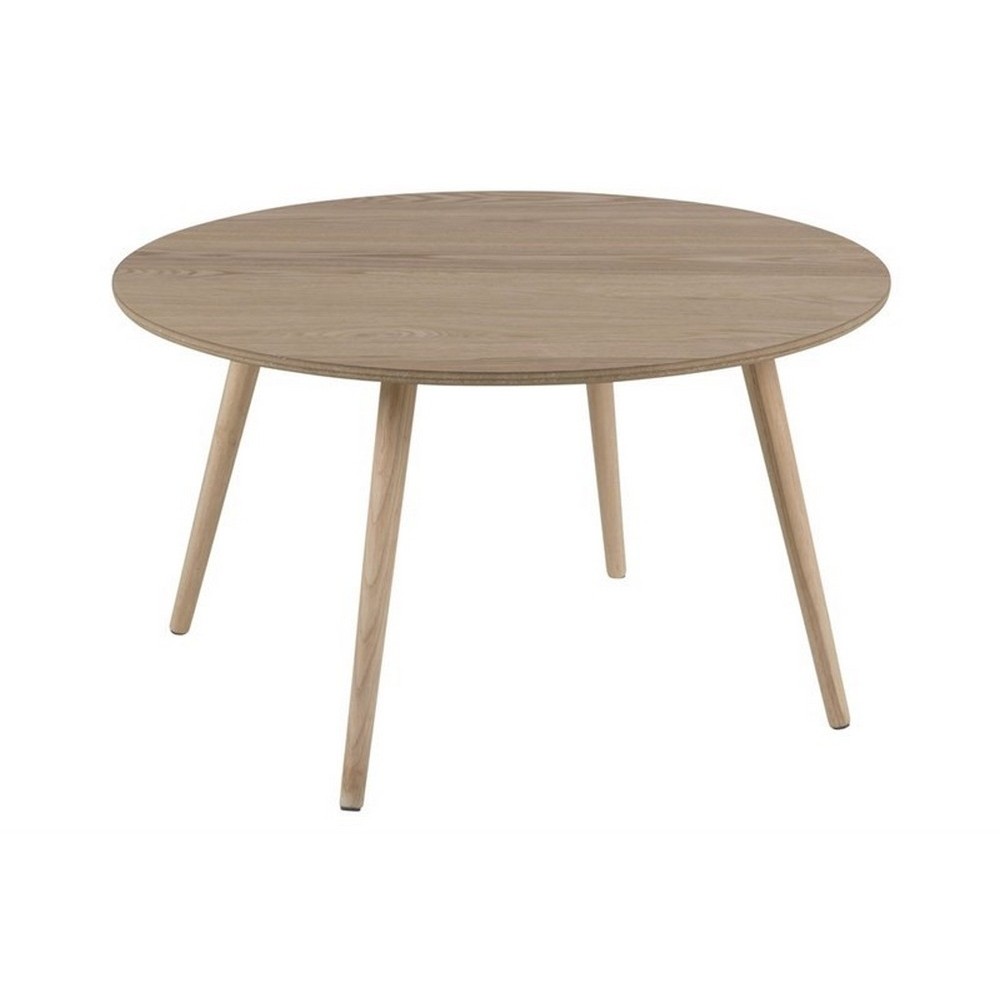 Table basse STEFFY, plaqué cendré, naturel, laqué, bois