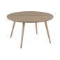 Table basse STEFFY, plaqué cendré, naturel, laqué, bois