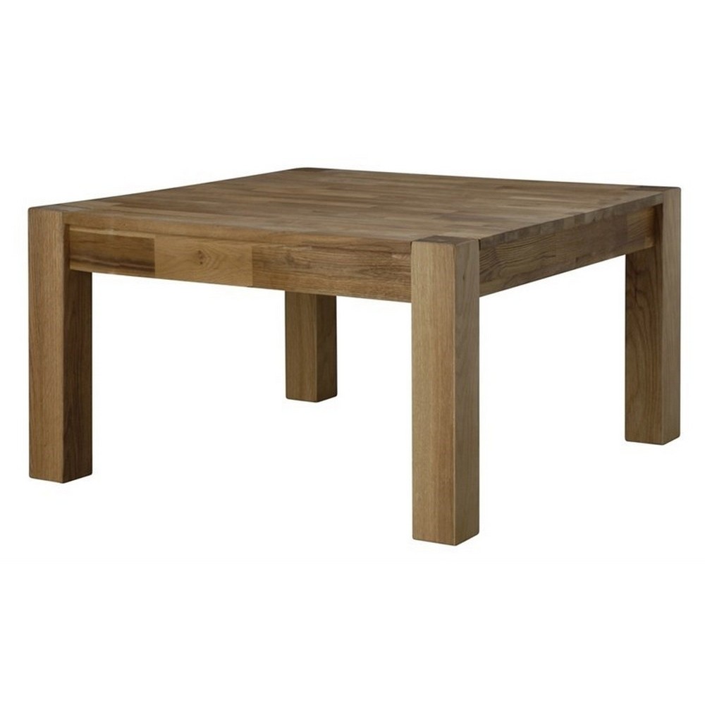 Table basse TULLIA, plateau en chêne saubage, huilé, bois