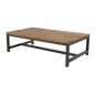 Table basse VILMA, vieil orme ciré, bois