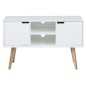 Buffet MITICA, bois blanc, 2 portes, étagère