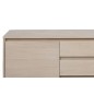 Buffet NAGOYA, bois solide, placage chêne,