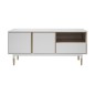 Buffet OLIVER 2 portes, 1 tiroir, blanc