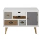 Commode TESTA, 5 tiroirs, multicolore