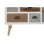 Commode THERESA, blanc, 13 tiroirs, multicolore