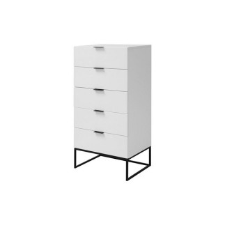 Armoire KOSI, 5 tiroirs, blanc