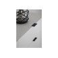 Armoire KOSI, 5 tiroirs, blanc, blanc/noir