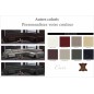 1er paiement de la commande de Mme bernadette allegret, Canapé d'angle double relax en cuir de buffle italien de luxe 7/8 places