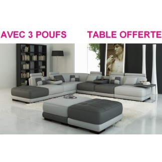 complément de paiement de la commande de Mr Mamadou Coulibaly, modification modèle, Canapé d'angle en 100% tout cuir intégral it