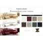 Canapé d'angle avec un relax électrique en cuir de buffle italien de luxe 5 places BEAURELAX couleur personnalisée, angle droit,