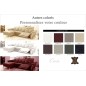 - Canapé d'angle avec un relax électrique en cuir de buffle italien de luxe, 5 places BEAURELAX couleur personnalisée, angle gau