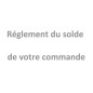Solde de paiement de la commande canapé d'angle convertible en cuir buffle italien 5 places, allure, couleur personnalisée, angl