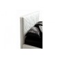 Lit en cuir italien de luxe TRENDY, blanc, 180x200