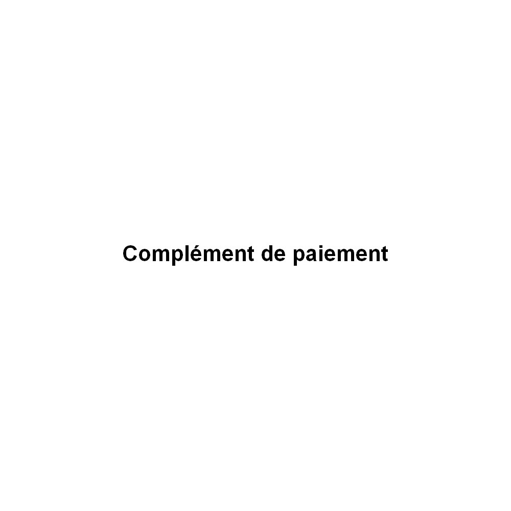 Complément de paiement à payer pour votre commande de canapé de 43 €. Canapé d'angle en cuir italien 7/8 places elixir, gris cla