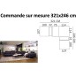 1er paiement de la commande , Canapé d'angle relax fabrication speciale personnalisee sur mesure cuir buffle italien de luxe, 2
