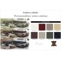 1er paiement de la commande canapé d'angle cuir buffle italien 7/8 places, bellissimo, gris foncé et blanc, angle gauche, 6x san