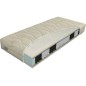 Matelas luxueux avec ressorts ensachés et latex Hybrid 27 cm, avec 7 zones anatomiques, ferme 4 sur 5, 3 couches haute qualité,