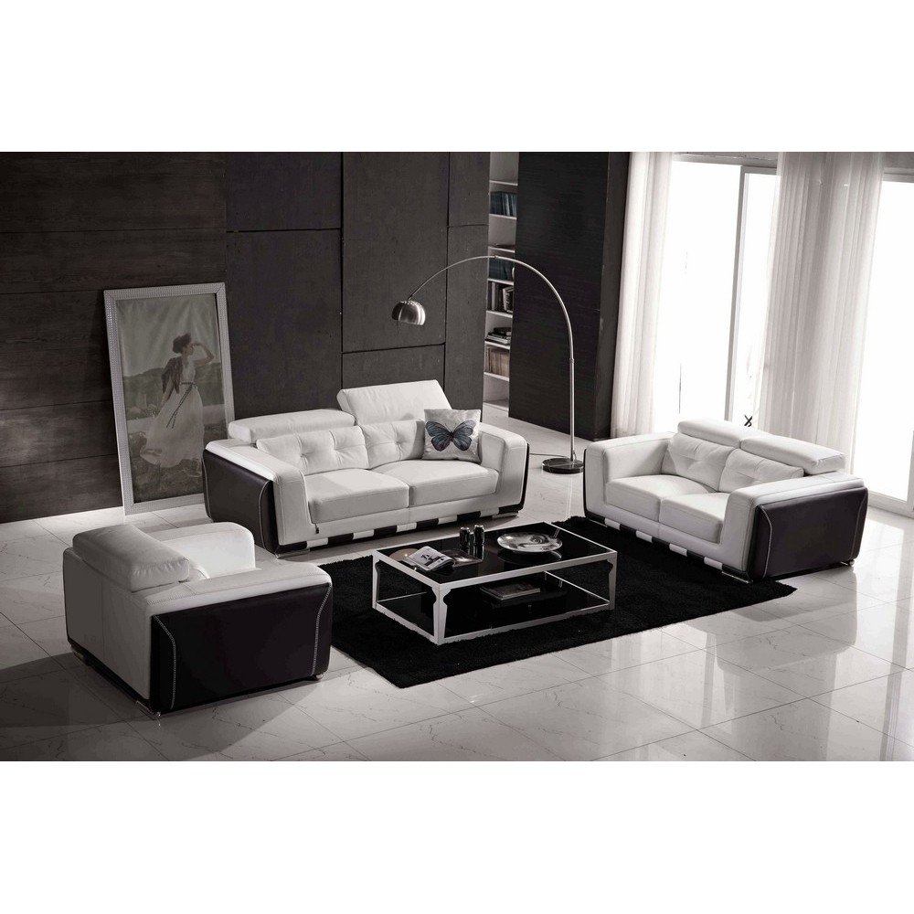 Solde de paiement de la commande SNHS03071009, ensemble composé d'un 3 places d'un 2 places et d'un fauteuil JASON, blanc et noi