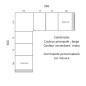 1er paiement commande Canapé d'angle 2 relax électriques cuir buffle italien luxe COMBIRELAX, sur mesure personnalisé sur demand