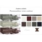 Solde de paiement de la commande: Canapé d'angle en cuir buffle italien de luxe 6/7 places bellaligna, couleur gris clair, angle