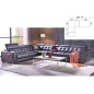 1er paiement de la commande : Canapé d'angle en cuir de buffle italien de luxe 6/7 places, PRESTIGIA, personnalisé sur mesure 36