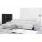Second paiement de la commande composée de 4 canapés d'angle double relax en cuir de buffle italien de luxe 5 places BiRELAX, bl