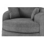 Fauteuil 1 place PIVOTANT en tissu de qualité SWITY, gris