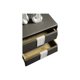 Lit design en cuir et tissu de luxe ASTRA, choisissez la couleur et le tissu, 140x190