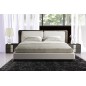 Lit design en cuir et tissu de luxe ASTRA, choisissez la couleur et le tissu, 140x200, Personnalisé